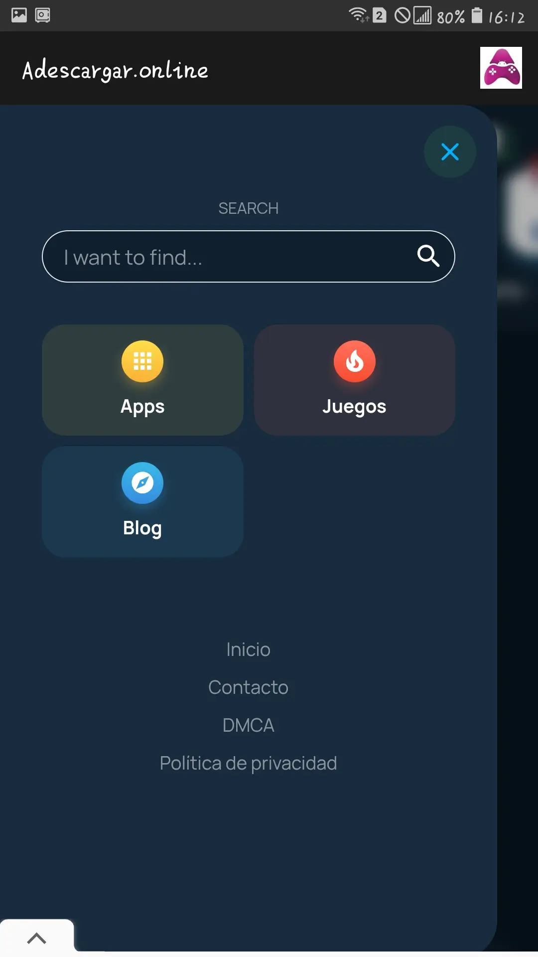 Screenshot of Adescare Online APK
